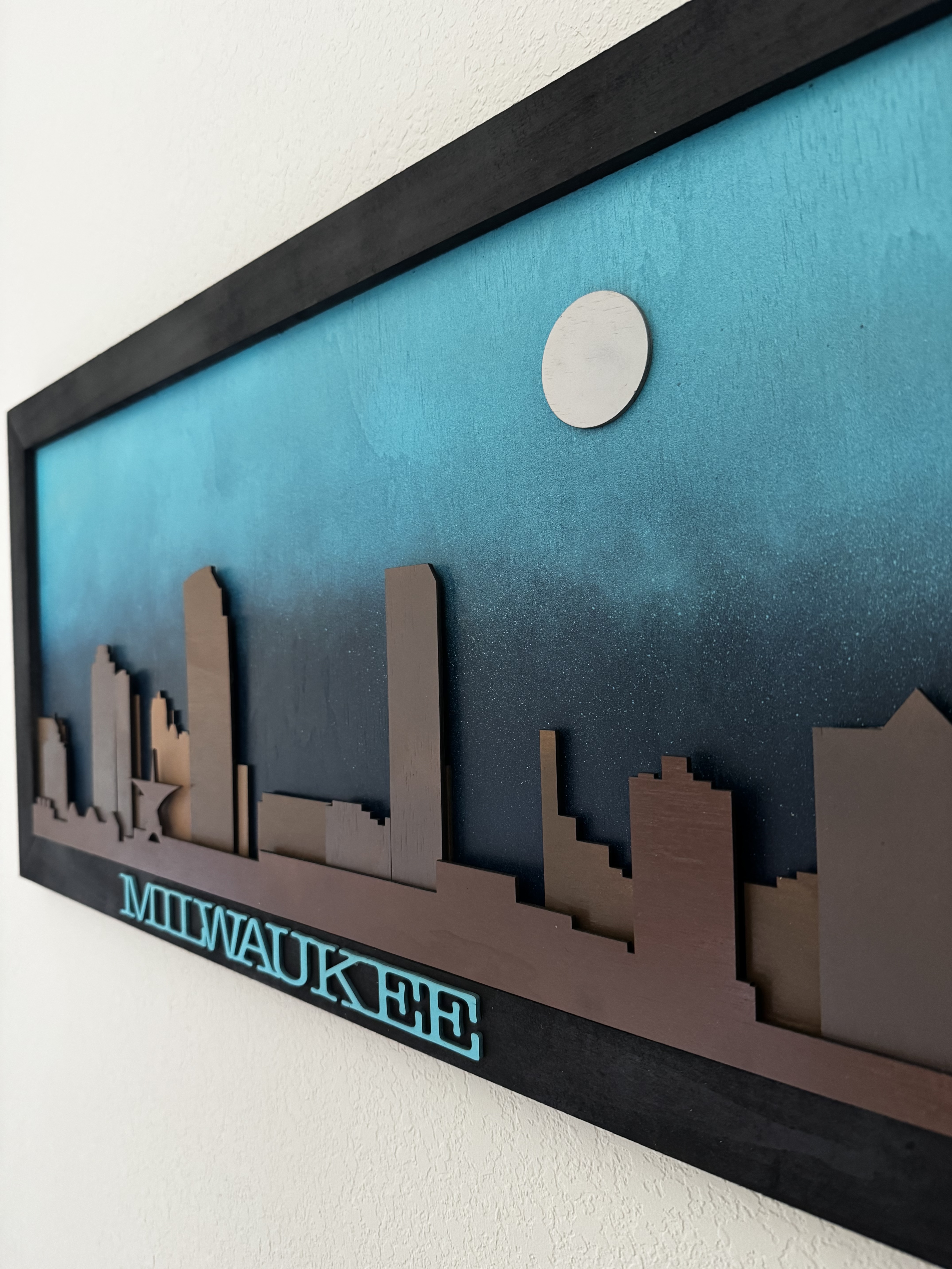 3D Milwaukee Skyline - Close-up